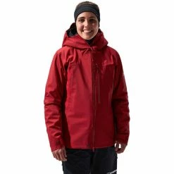 Berghaus MTN Seeker GTX Jacket Women red dahlia/haute red -Deals Rain jackets Women Store berghaus mtn seeker gtx jacket women red dahlia haute red 4