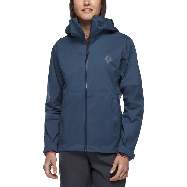 Black Diamond Stormline Stretch Rain Shell Jacket Women ink blue 3 Black Diamond Stormline Stretch Rain Shell Jacket Women ink blue