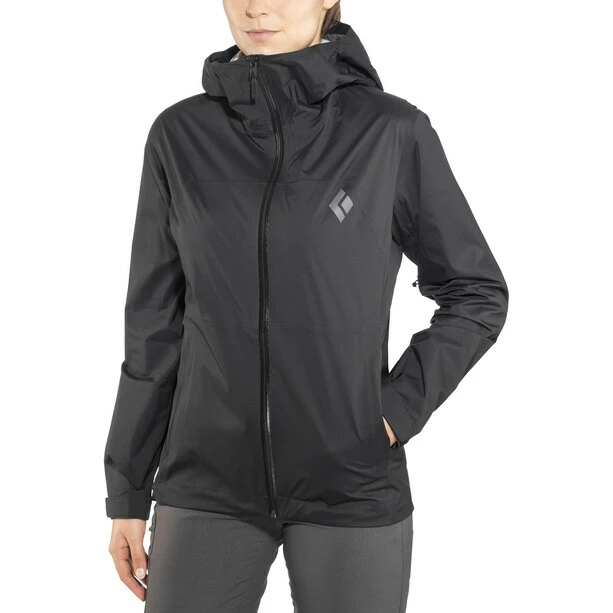 Black Diamond Stormline Stretch Rain Shell Jacket Women black 3 Black Diamond Stormline Stretch Rain Shell Jacket Women black - Image 2