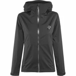 Black Diamond Stormline Stretch Rain Shell Jacket Women black