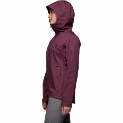 Black Diamond Stormline Stretch Rain Shell Jacket Women blackberry -Deals Rain jackets Women Store black diamond stormline stretch rain shell jacket women blackberry 4