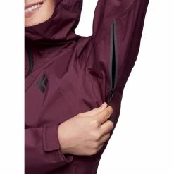 Black Diamond Stormline Stretch Rain Shell Jacket Women blackberry -Deals Rain jackets Women Store black diamond stormline stretch rain shell jacket women blackberry 6