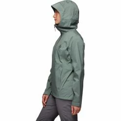 Black Diamond Stormline Stretch Rain Shell Jacket Women laurel green 11 Black Diamond Stormline Stretch Rain Shell Jacket Women laurel green -Deals Rain jackets Women Store black diamond stormline stretch rain shell jacket women laurel green 4