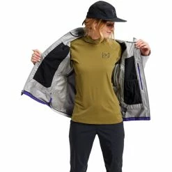 Burton [ak] Surgence GORE-TEX Jacket Women lunar gray/prism violet -Deals Rain jackets Women Store burton ak surgence gore tex jacket women lunar gray prism violet 5