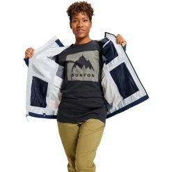 Burton Veridry 2.5L Rain Jacket Women dress blue/trillium -Deals Rain jackets Women Store burton veridry 25l rain jacket women dress blue trillium 5