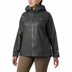 Columbia OutDry Ex Reign Jacket Women charcoal heather -Deals Rain jackets Women Store columbia outdry ex reign jacke damen charcoal heather 1