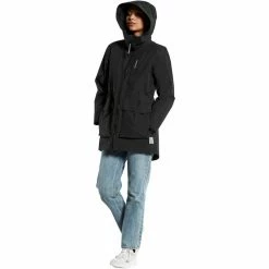 DIDRIKSONS Lana Parka Women black -Deals Rain jackets Women Store didriksons lana parka women black 5