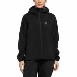 Haglöfs Buteo Jacket Women true black -Deals Rain jackets Women Store hagloefs buteo jacket women true black 6