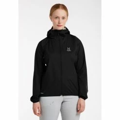 Haglöfs L.I.M Proof Jacket Women true black 9 Haglöfs L.I.M Proof Jacket Women true black -Deals Rain jackets Women Store hagloefs lim proof jacket women true black 3