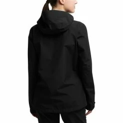 Haglöfs Roc GTX Jacket Women true black -Deals Rain jackets Women Store hagloefs roc gtx jacket women true black 4