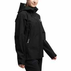 Haglöfs Roc GTX Jacket Women true black -Deals Rain jackets Women Store hagloefs roc gtx jacket women true black 5
