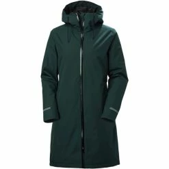 Helly Hansen Aspire Rain Coat Women darkest spruce