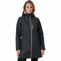 Helly Hansen Long Belfast Winter Jacket Women ebony -Deals Rain jackets Women Store helly hansen long belfast winter jacket women ebony 3