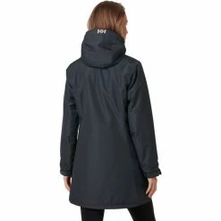 Helly Hansen Long Belfast Winter Jacket Women ebony -Deals Rain jackets Women Store helly hansen long belfast winter jacket women ebony 4