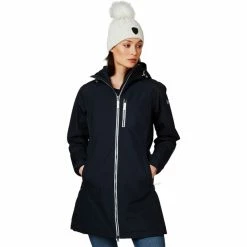 Helly Hansen Long Belfast Winter Jacket Women navy -Deals Rain jackets Women Store helly hansen long belfast winter jacket women navy 3