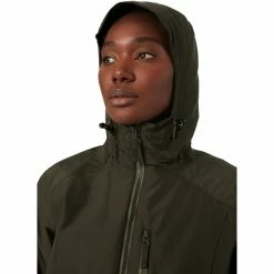 Helly Hansen Long Belfast Winter Jacket Women utility green -Deals Rain jackets Women Store helly hansen long belfast winter jacket women utility green 3