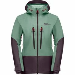 Jack Wolfskin Alpspitze 3L Jacket Women granite green