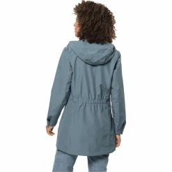 Jack Wolfskin Cape York Paradise Coat Women teal grey -Deals Rain jackets Women Store jack wolfskin cape york paradise coat women teal grey 3