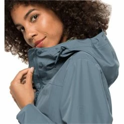 Jack Wolfskin Cape York Paradise Coat Women teal grey -Deals Rain jackets Women Store jack wolfskin cape york paradise coat women teal grey 4