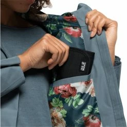 Jack Wolfskin Cape York Paradise Coat Women teal grey -Deals Rain jackets Women Store jack wolfskin cape york paradise coat women teal grey 6