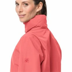 Jack Wolfskin Evandale Jacket Women desert rose -Deals Rain jackets Women Store jack wolfskin evandale jacket women desert rose 4
