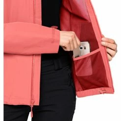 Jack Wolfskin Evandale Jacket Women desert rose -Deals Rain jackets Women Store jack wolfskin evandale jacket women desert rose 6
