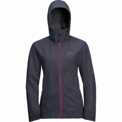 Jack Wolfskin Evandale Jacket Women graphite -Deals Rain jackets Women Store jack wolfskin evandale jacket women graphite 2