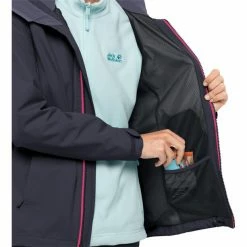 Jack Wolfskin Evandale Jacket Women graphite -Deals Rain jackets Women Store jack wolfskin evandale jacket women graphite 5