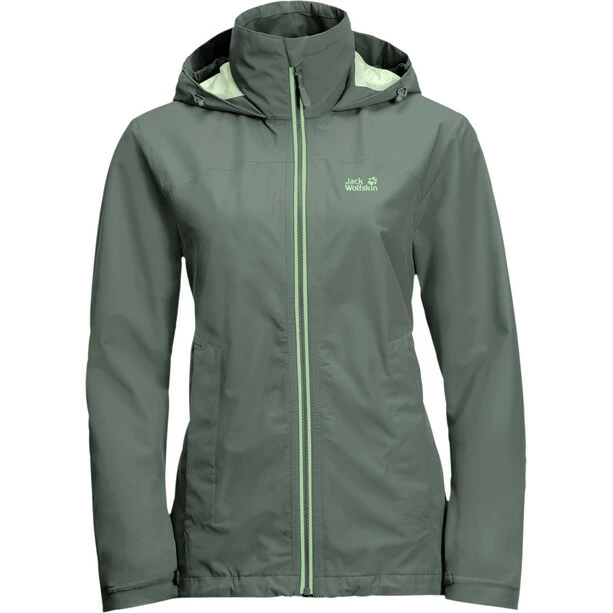 Jack Wolfskin Evandale Jacket Women hedge green 3 Jack Wolfskin Evandale Jacket Women hedge green