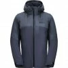 Jack Wolfskin Feldberg 3in1 Jacket Women graphite -Deals Rain jackets Women Store jack wolfskin feldberg 3in1 jacket women graphite 1