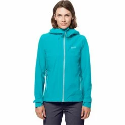 Jack Wolfskin Highest Peak 2.5L Jacket Women dark aqua 10 Jack Wolfskin Highest Peak 2.5L Jacket Women dark aqua -Deals Rain jackets Women Store jack wolfskin highest peak 25l jacket women dark aqua 3