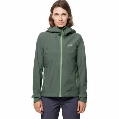 Jack Wolfskin Highest Peak 2.5L Jacket Women hedge green 9 Jack Wolfskin Highest Peak 2.5L Jacket Women hedge green -Deals Rain jackets Women Store jack wolfskin highest peak 25l jacket women hedge green 2