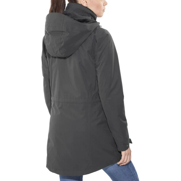 Jack Wolfskin Madison Avenue Hardshell Coat Women phantom 5 Jack Wolfskin Madison Avenue Hardshell Coat Women phantom - Image 3