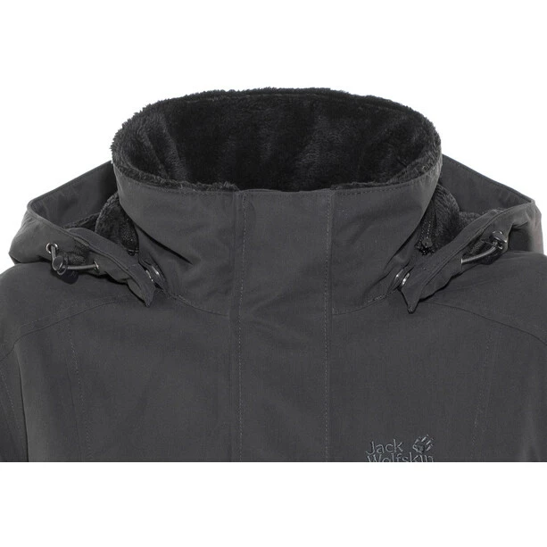 Jack Wolfskin Madison Avenue Hardshell Coat Women phantom 6 Jack Wolfskin Madison Avenue Hardshell Coat Women phantom - Image 4