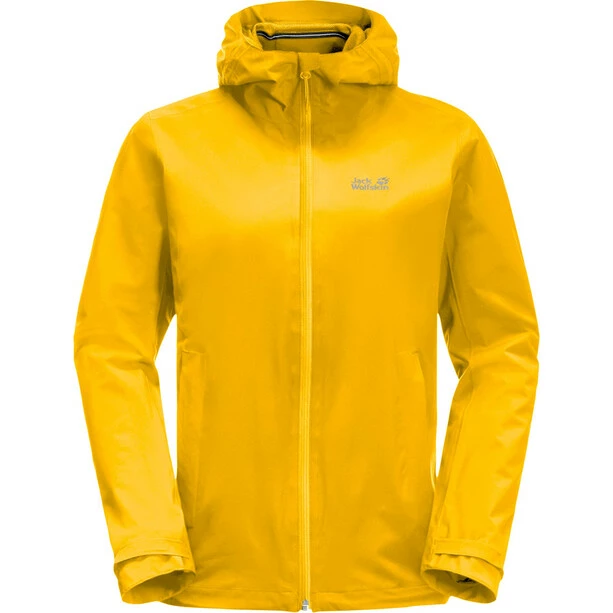 Jack Wolfskin Pack & Go Shell Jacket Women burly yellow XT 3 Jack Wolfskin Pack & Go Shell Jacket Women burly yellow XT