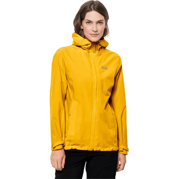 Jack Wolfskin Pack & Go Shell Jacket Women burly yellow XT 4 Jack Wolfskin Pack & Go Shell Jacket Women burly yellow XT - Image 2