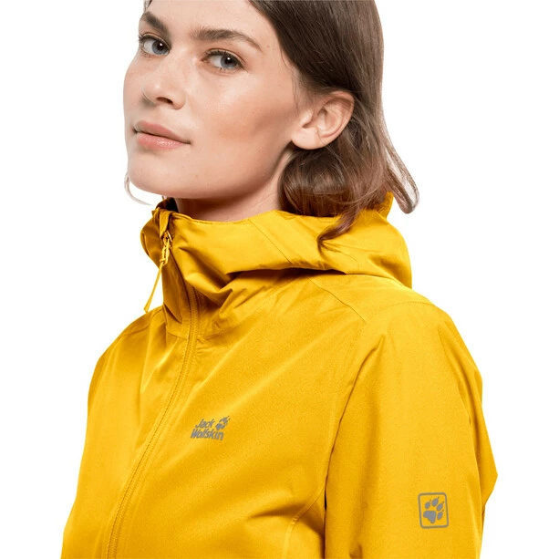 Jack Wolfskin Pack & Go Shell Jacket Women burly yellow XT 7 Jack Wolfskin Pack & Go Shell Jacket Women burly yellow XT - Image 5