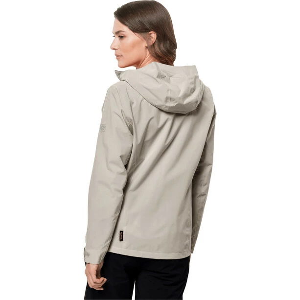 Jack Wolfskin Pack & Go Shell Jacket Women dusty grey 5 Jack Wolfskin Pack & Go Shell Jacket Women dusty grey - Image 3