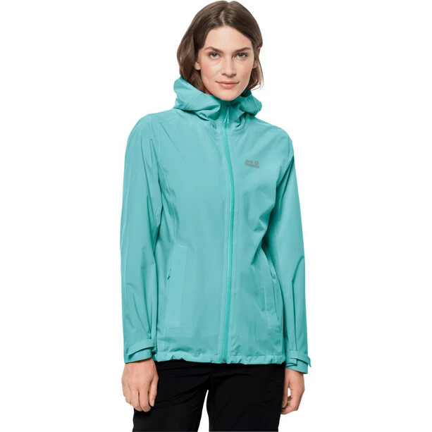 Jack Wolfskin Pack & Go Shell Jacket Women peppermint 4 Jack Wolfskin Pack & Go Shell Jacket Women peppermint - Image 2