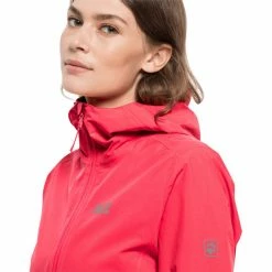 Jack Wolfskin Pack & Go Shell Jacket Women tulip red 12 Jack Wolfskin Pack & Go Shell Jacket Women tulip red -Deals Rain jackets Women Store jack wolfskin pack go softshell jacket women tulip red 5
