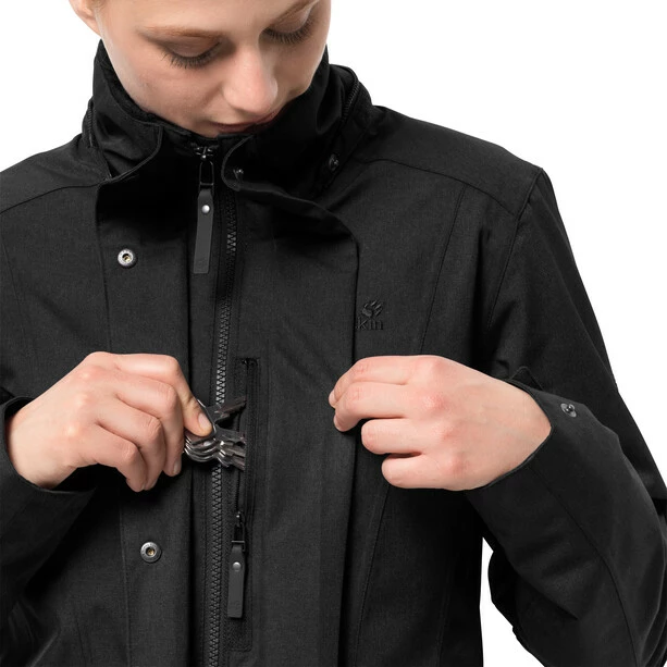 Jack Wolfskin Park Avenue Jacket Women black 4 Jack Wolfskin Park Avenue Jacket Women black - Image 2