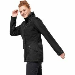 Jack Wolfskin Park Avenue Jacket Women black 11 Jack Wolfskin Park Avenue Jacket Women black -Deals Rain jackets Women Store jack wolfskin park avenue jacket women black 4