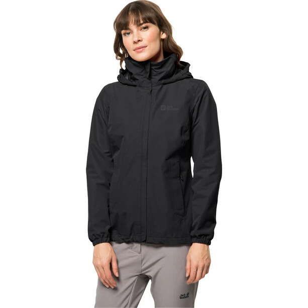 Jack Wolfskin Stormy Point 2L Jacket Women black 4 Jack Wolfskin Stormy Point 2L Jacket Women black - Image 2