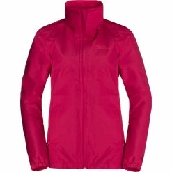 Jack Wolfskin Stormy Point 2L Jacket Women cranberry