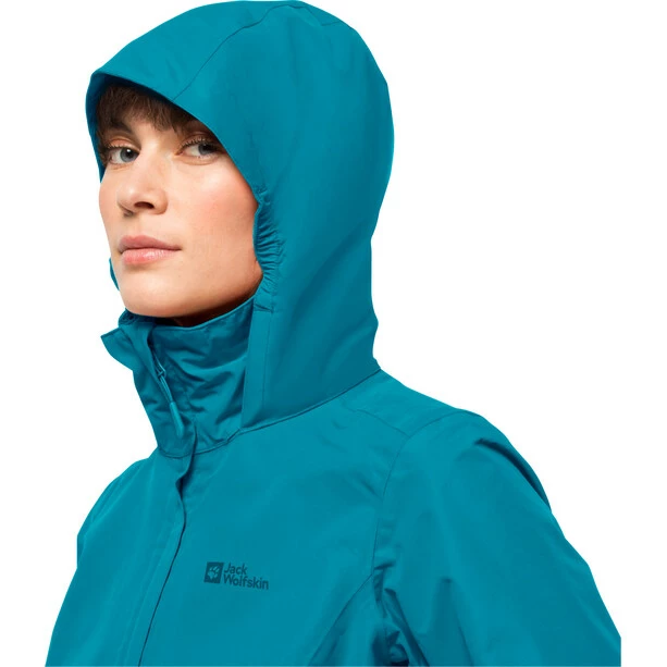 Jack Wolfskin Stormy Point 2L Jacket Women freshwater blue 6 Jack Wolfskin Stormy Point 2L Jacket Women freshwater blue - Image 4
