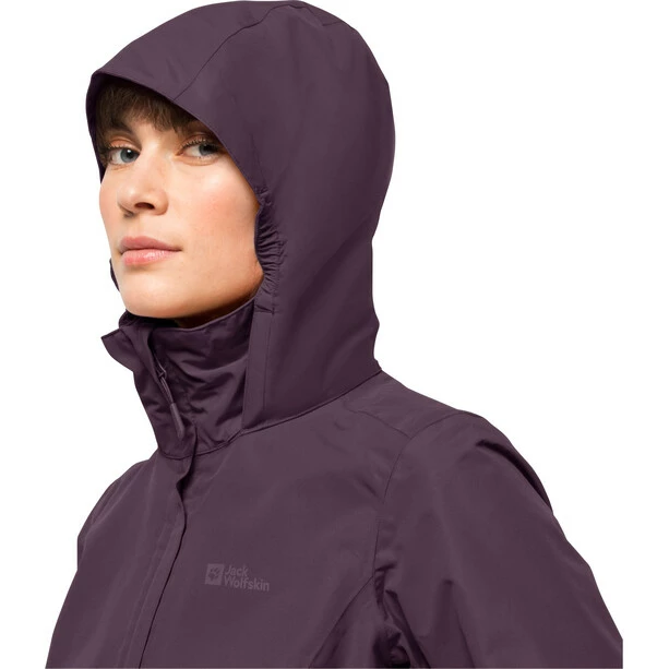 Jack Wolfskin Stormy Point 2L Jacket Women grapevine 6 Jack Wolfskin Stormy Point 2L Jacket Women grapevine - Image 4