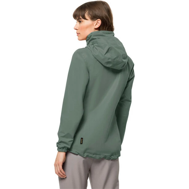 Jack Wolfskin Stormy Point 2L Jacket Women hedge green 5 Jack Wolfskin Stormy Point 2L Jacket Women hedge green - Image 3