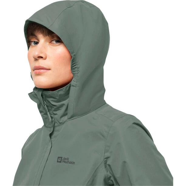 Jack Wolfskin Stormy Point 2L Jacket Women hedge green 7 Jack Wolfskin Stormy Point 2L Jacket Women hedge green - Image 5
