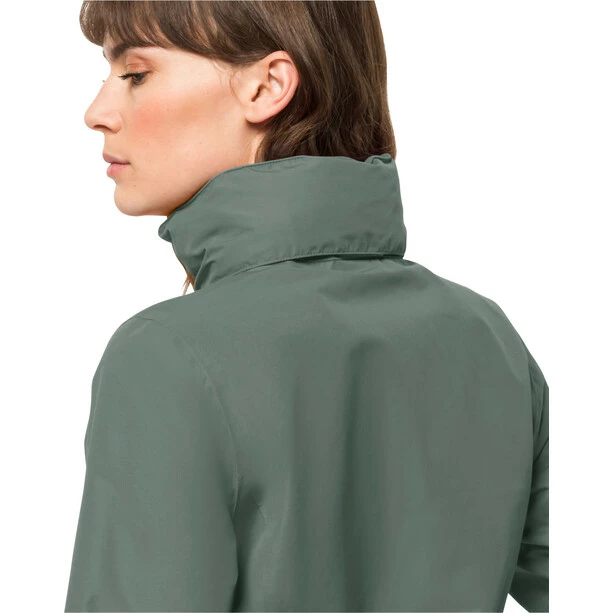 Jack Wolfskin Stormy Point 2L Jacket Women hedge green 8 Jack Wolfskin Stormy Point 2L Jacket Women hedge green - Image 6