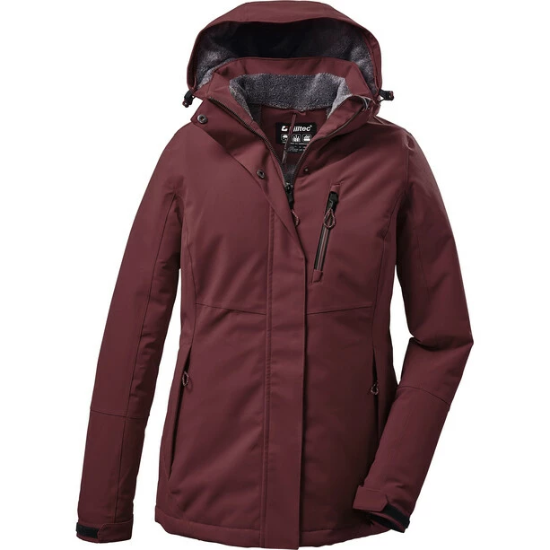 Killtec KOW 140 Jacket Women wine red 3 Killtec KOW 140 Jacket Women wine red